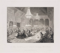 KG 08129
<br/>
Kunstbeschouwing met dames in Arti et Amicitiae
<br/>
<em>Mare, Johannes de (1806-1889)</em>